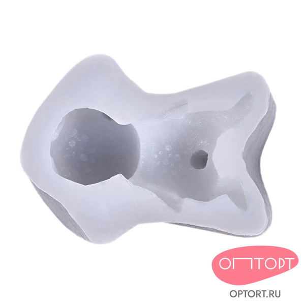Силиконовый молд 3D «Спящий олененок на животике»